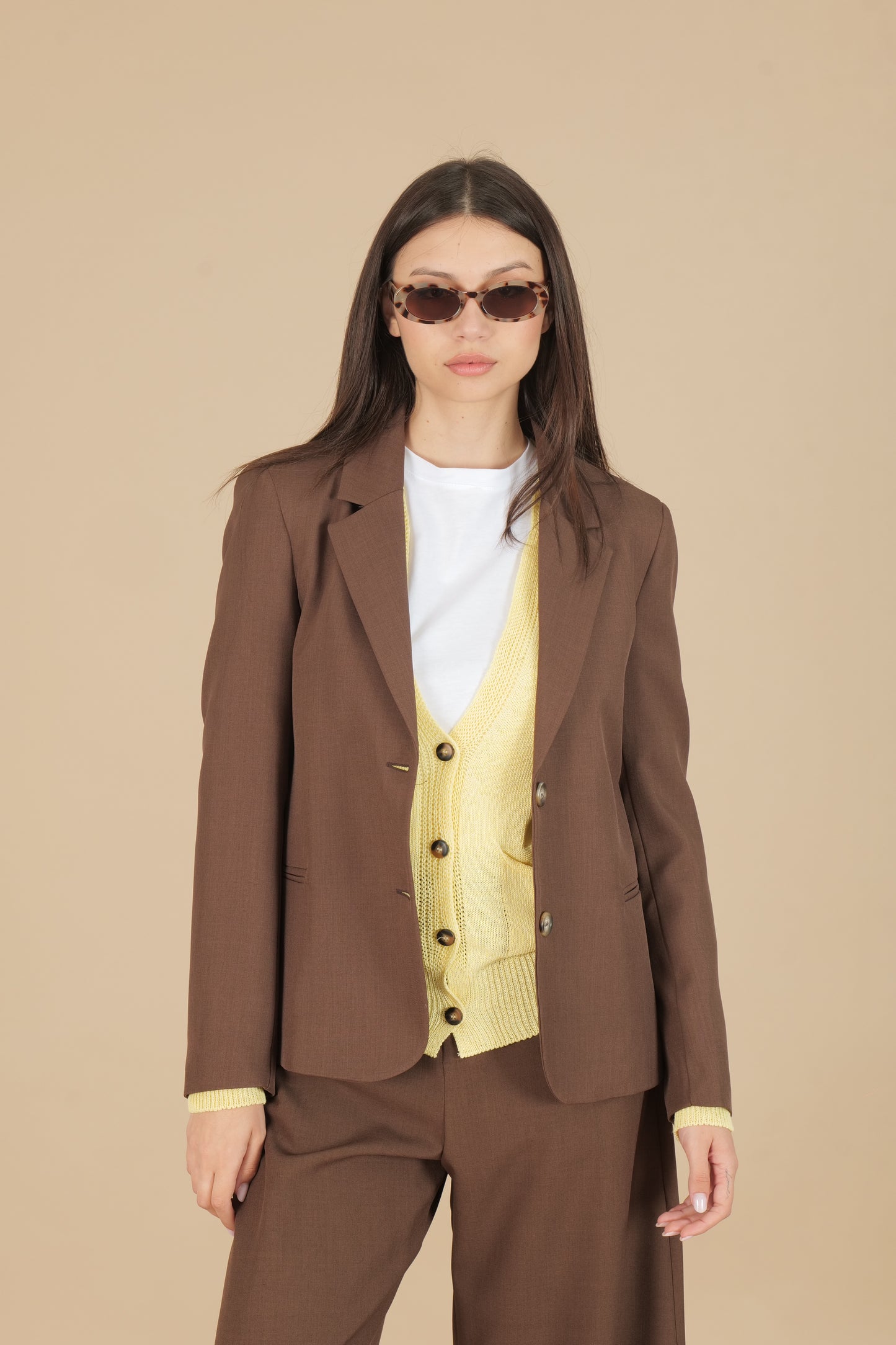 Cardigan con bottoni