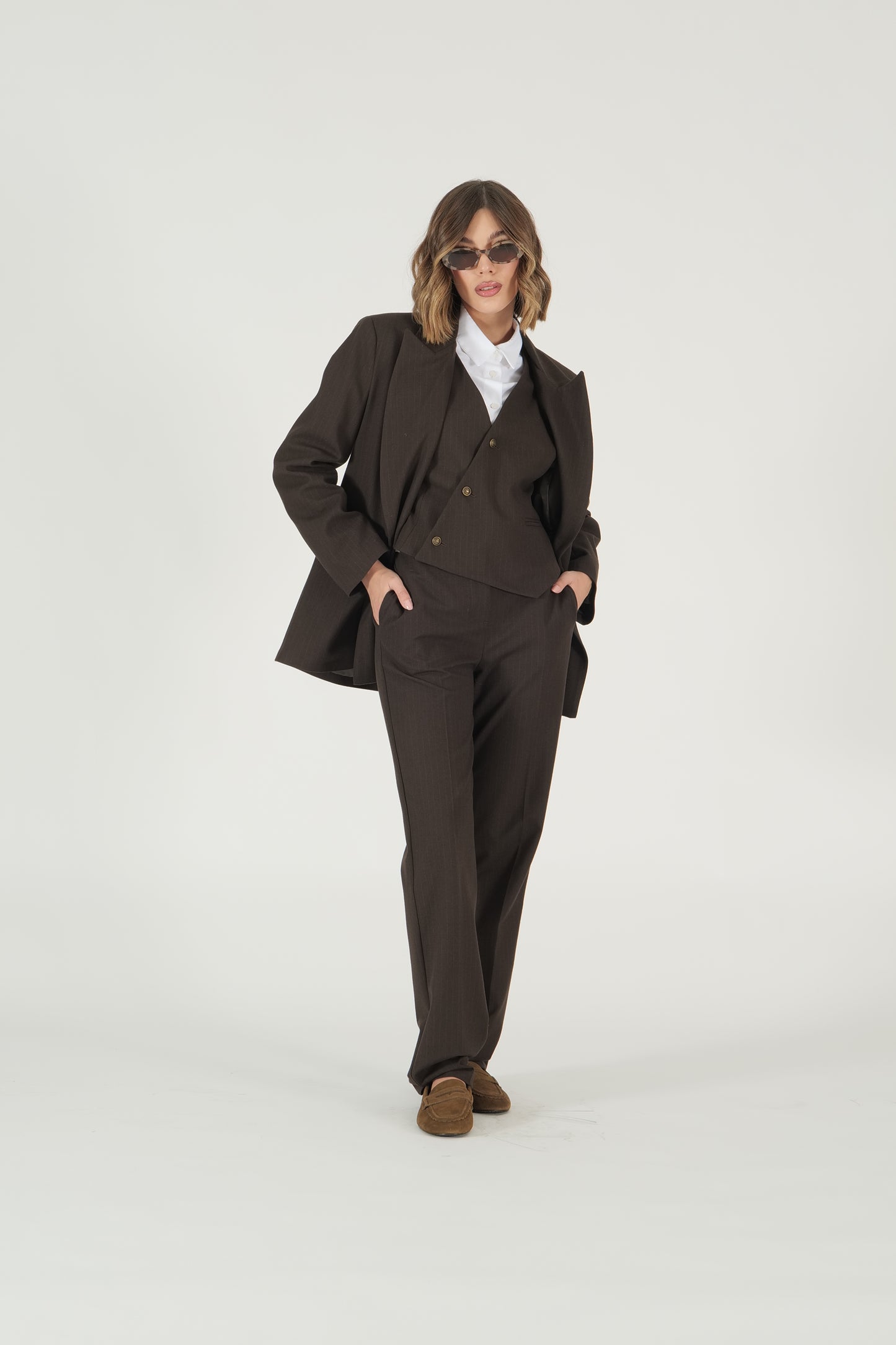 Gilet gessato