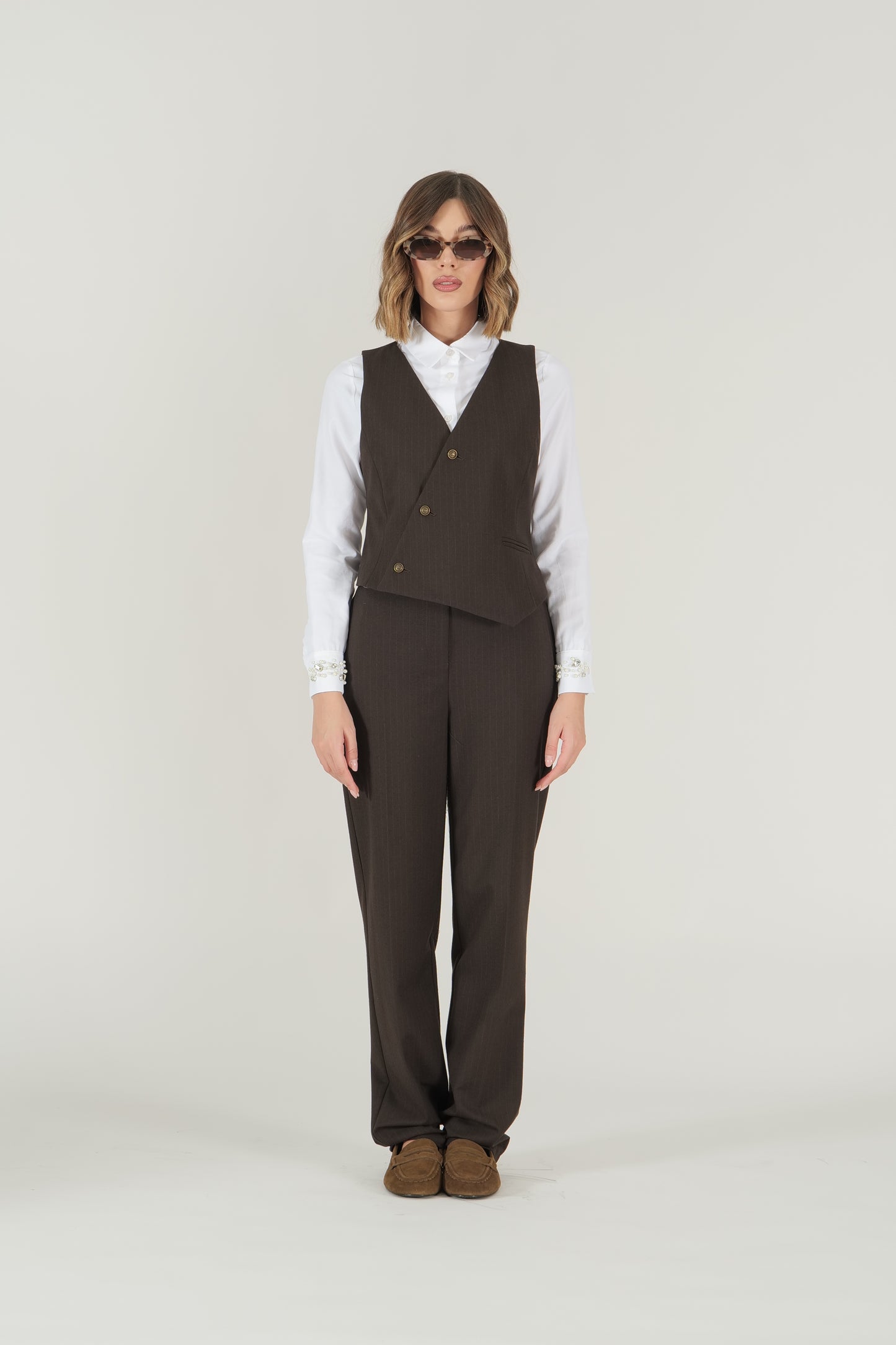 Gilet gessato