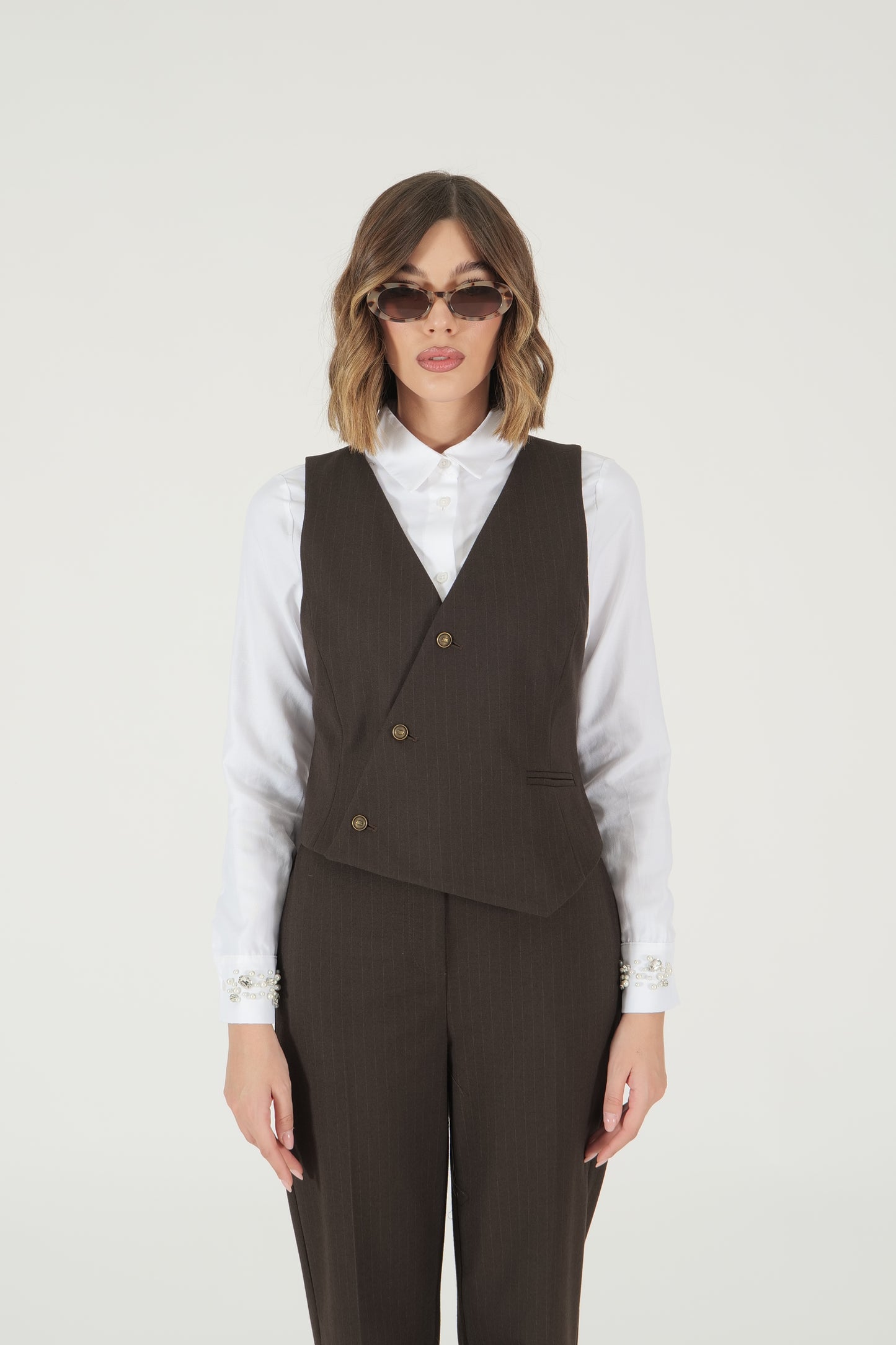 Gilet gessato