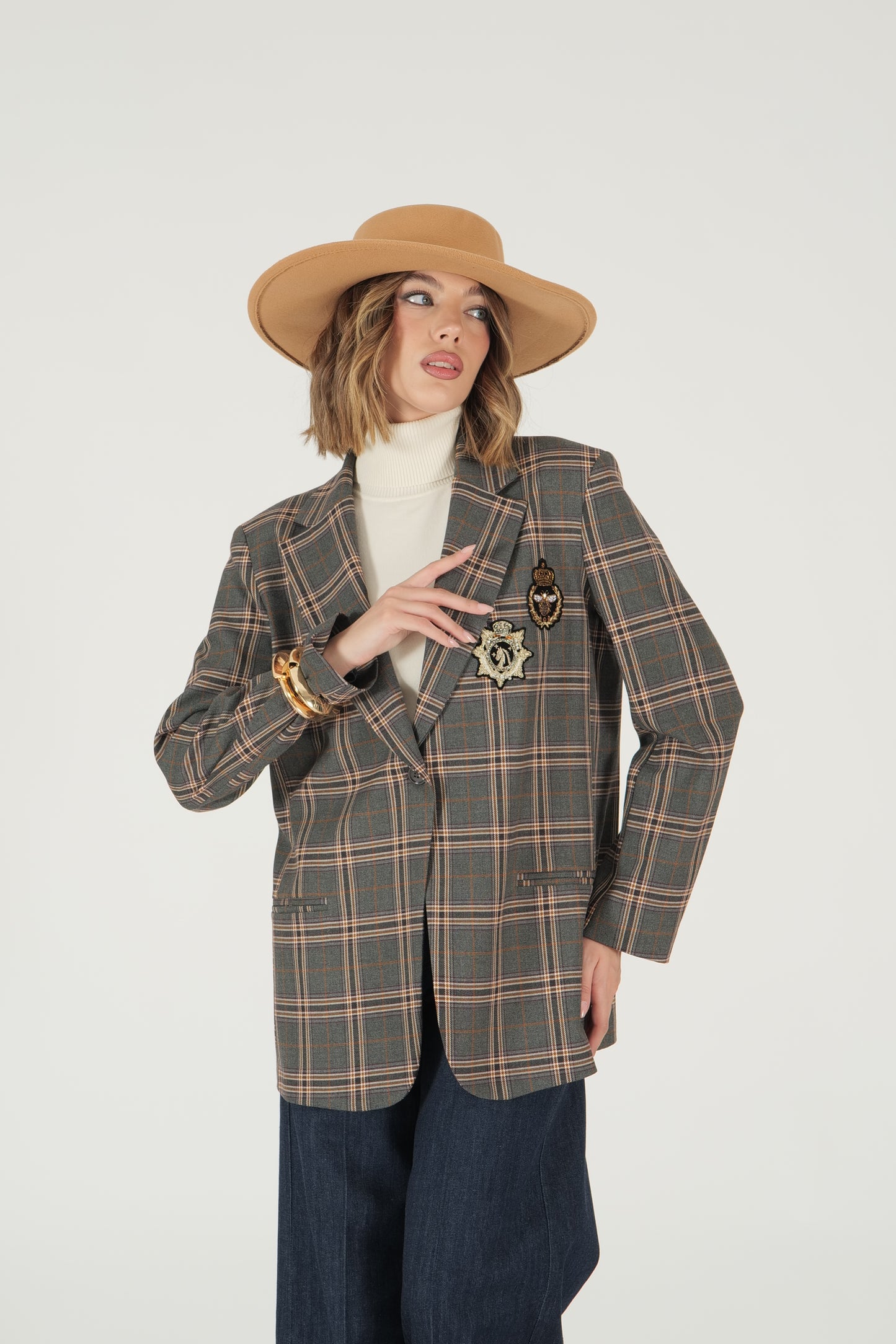 Blazer con patch