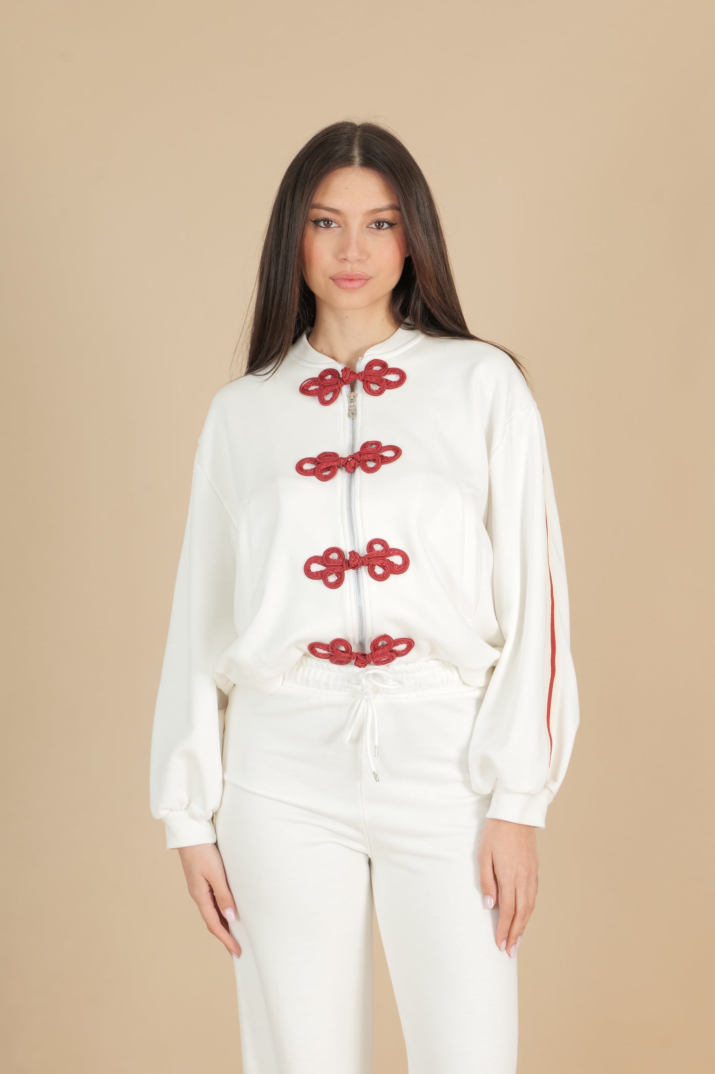 Pantalone tuta con banda