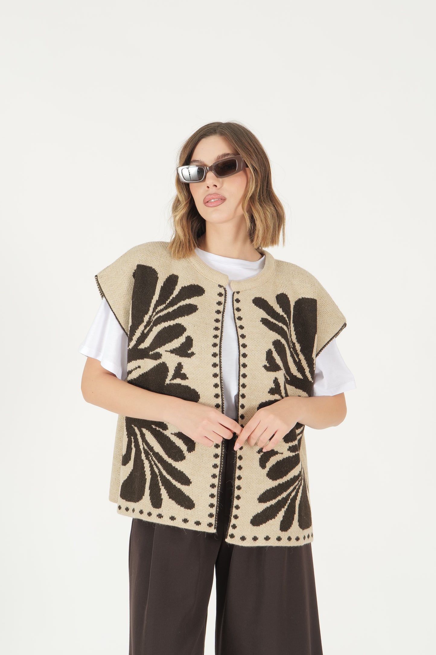 Gilet jacquard