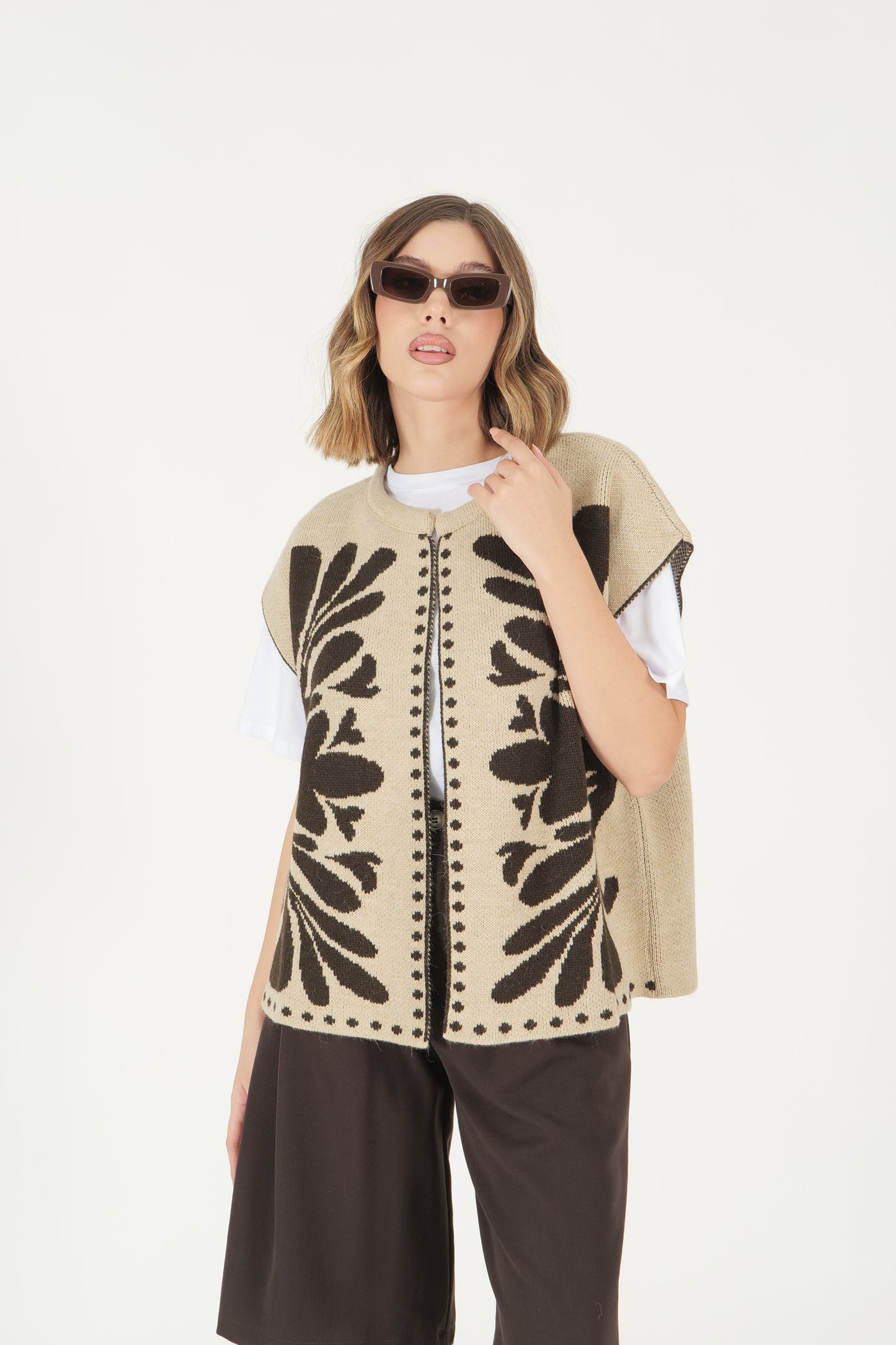 Gilet jacquard