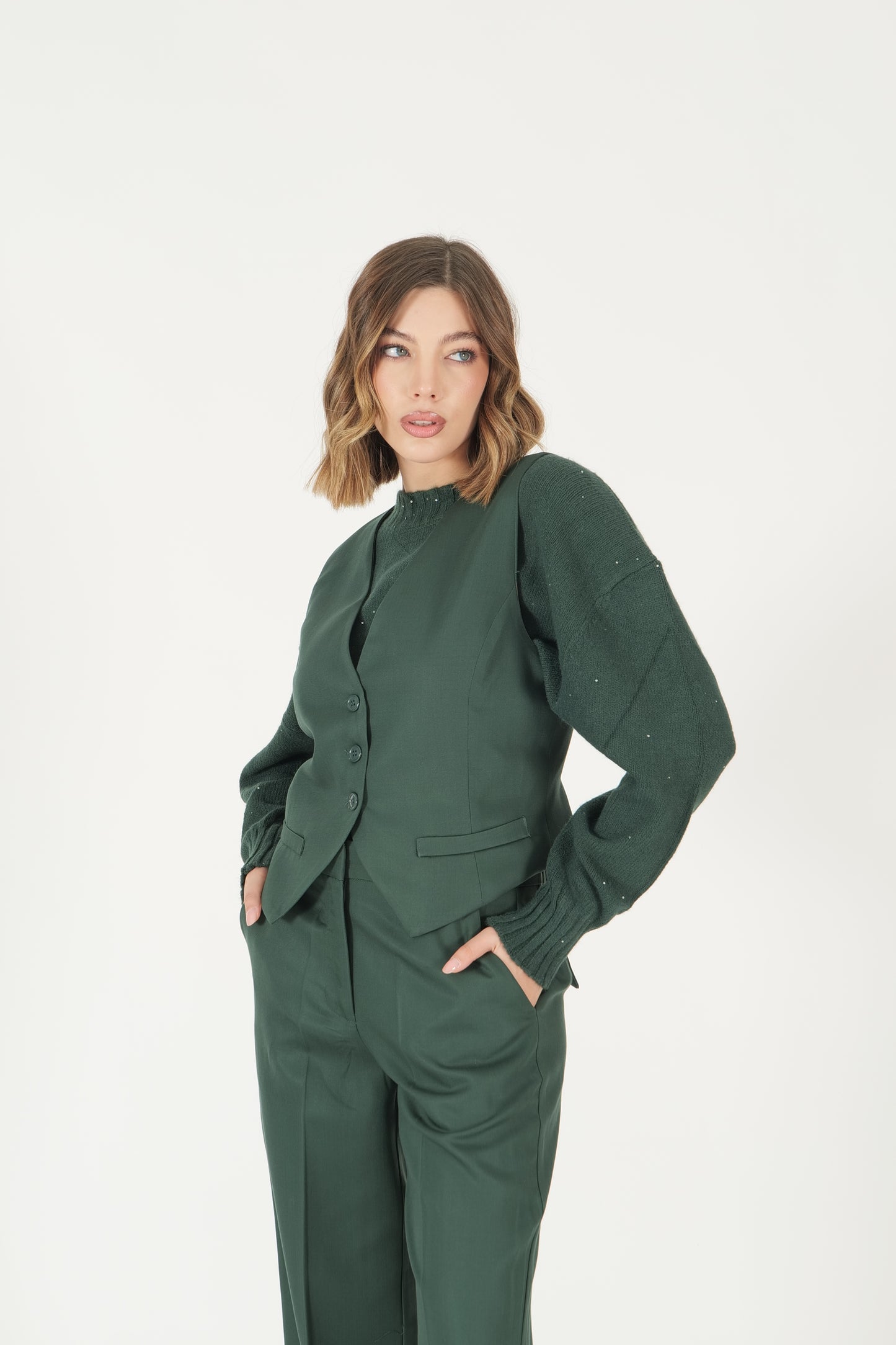 Gilet taglio sartoriale