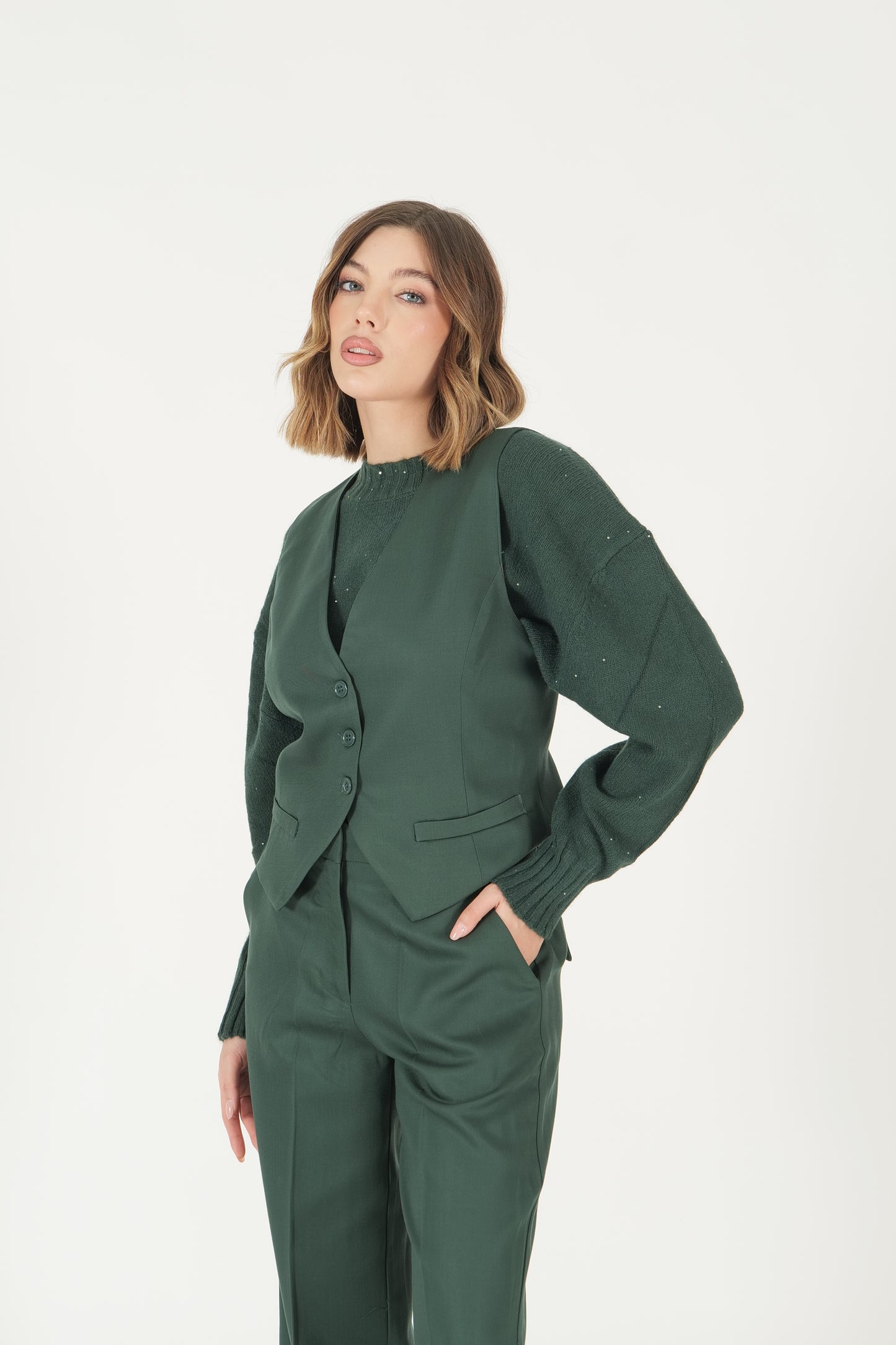 Gilet taglio sartoriale