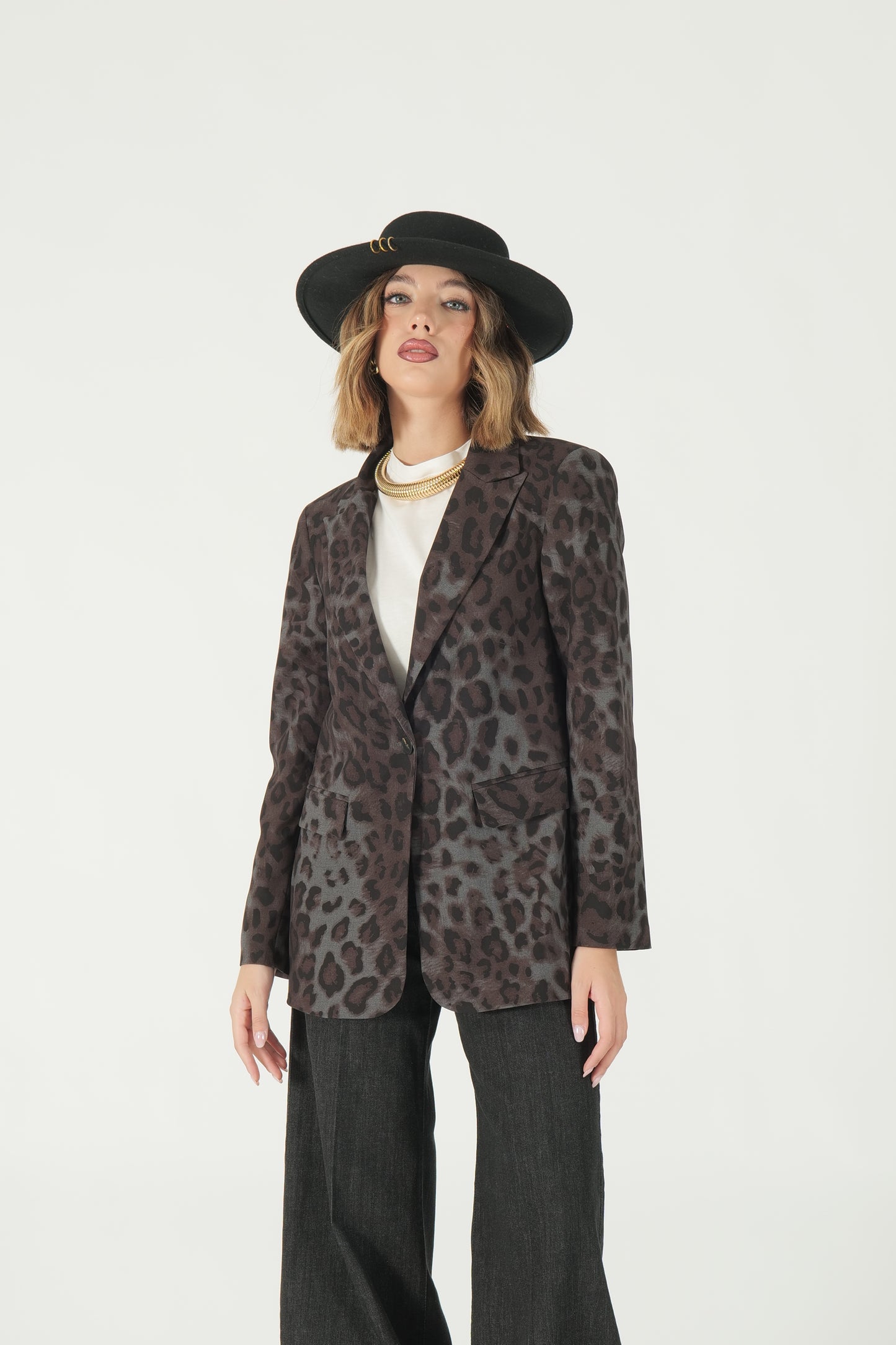 Blazer animalier