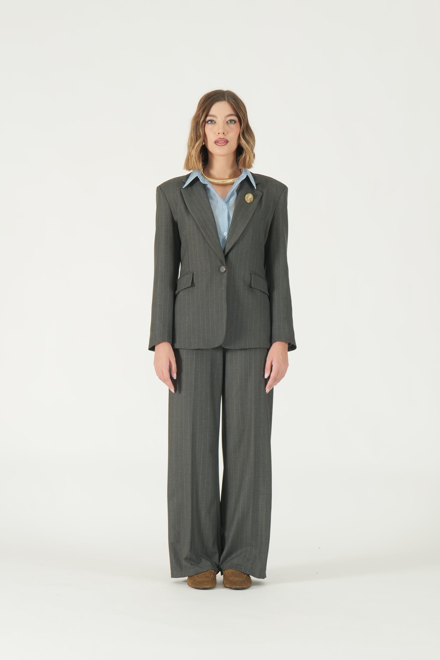 Pantalone gessato