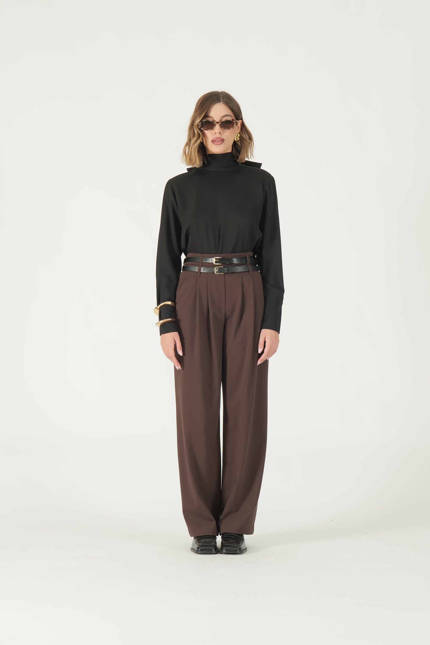 Pantalone doppia cintura