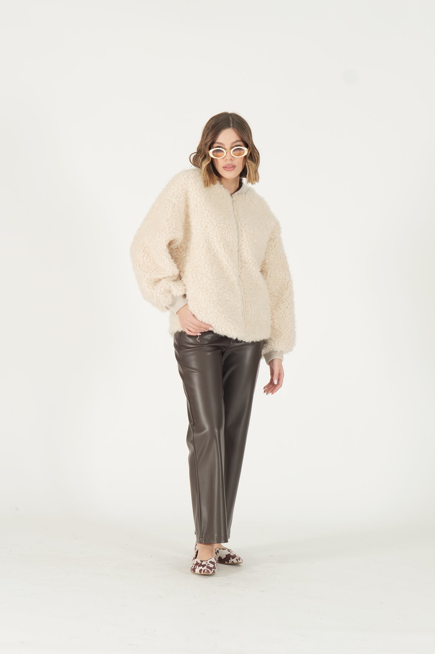 Bomber effetto teddy