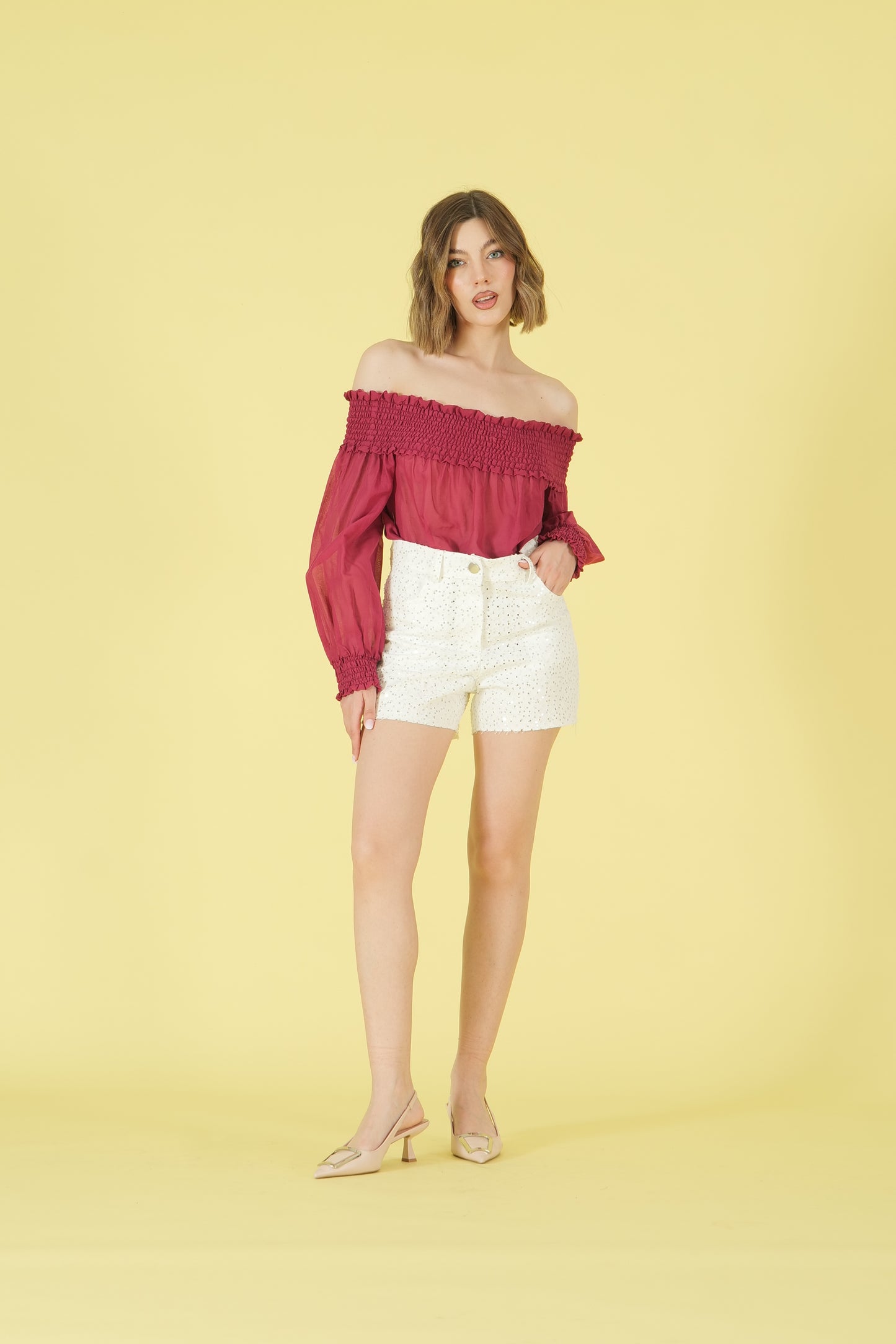 Blusa spalle scoperte