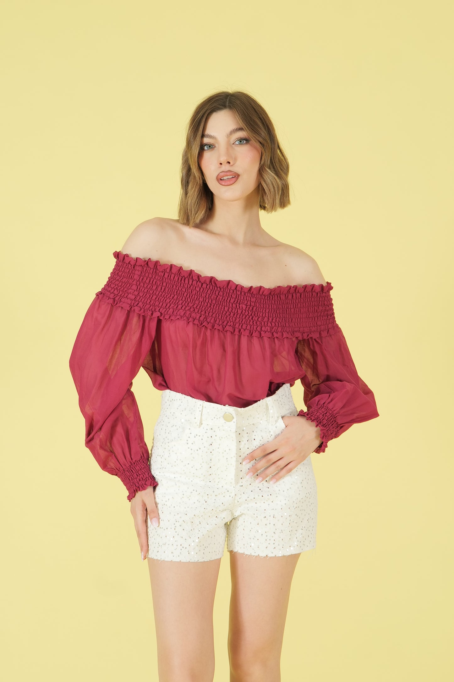 Blusa spalle scoperte