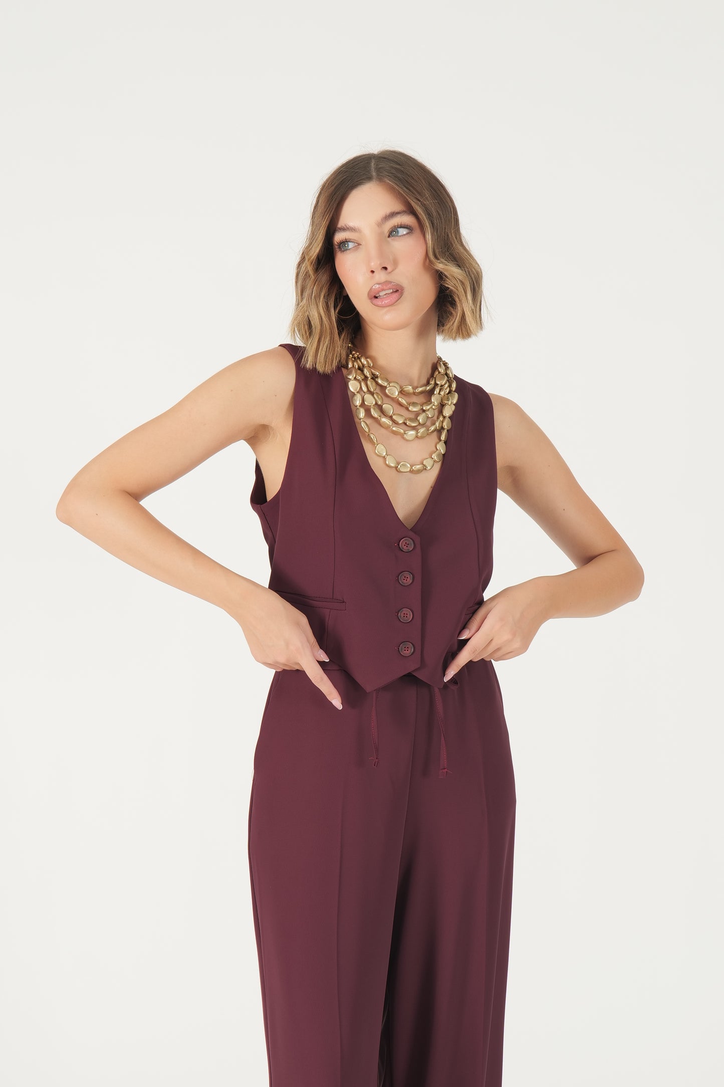 Tailleur gilet e pantalone