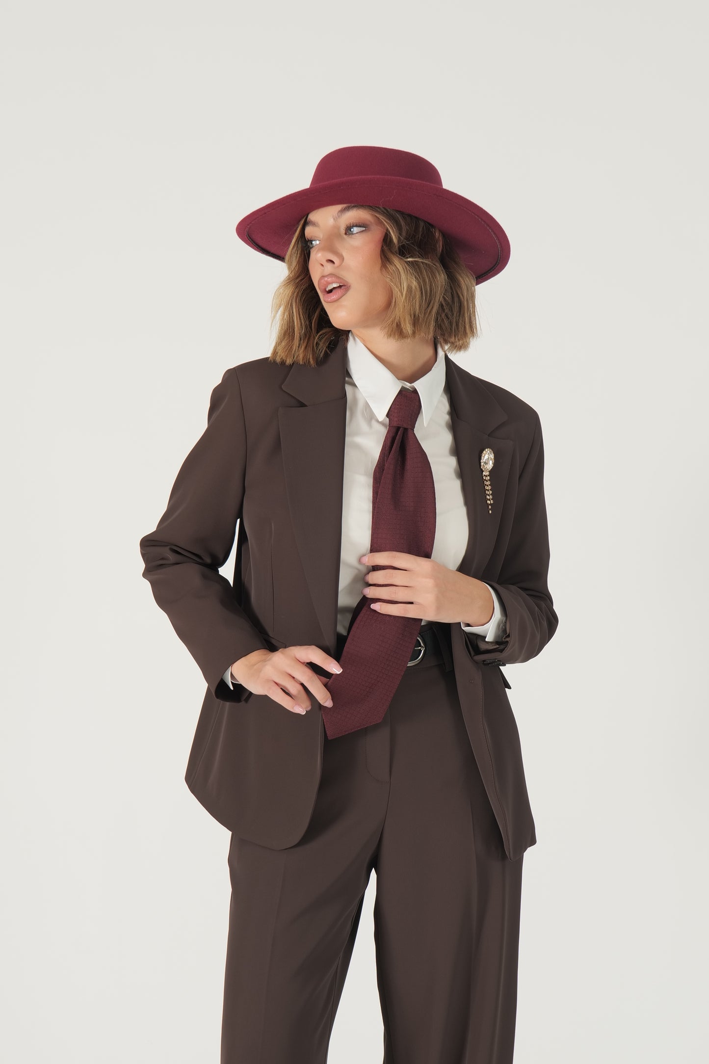Pantalone in tessuto fluido