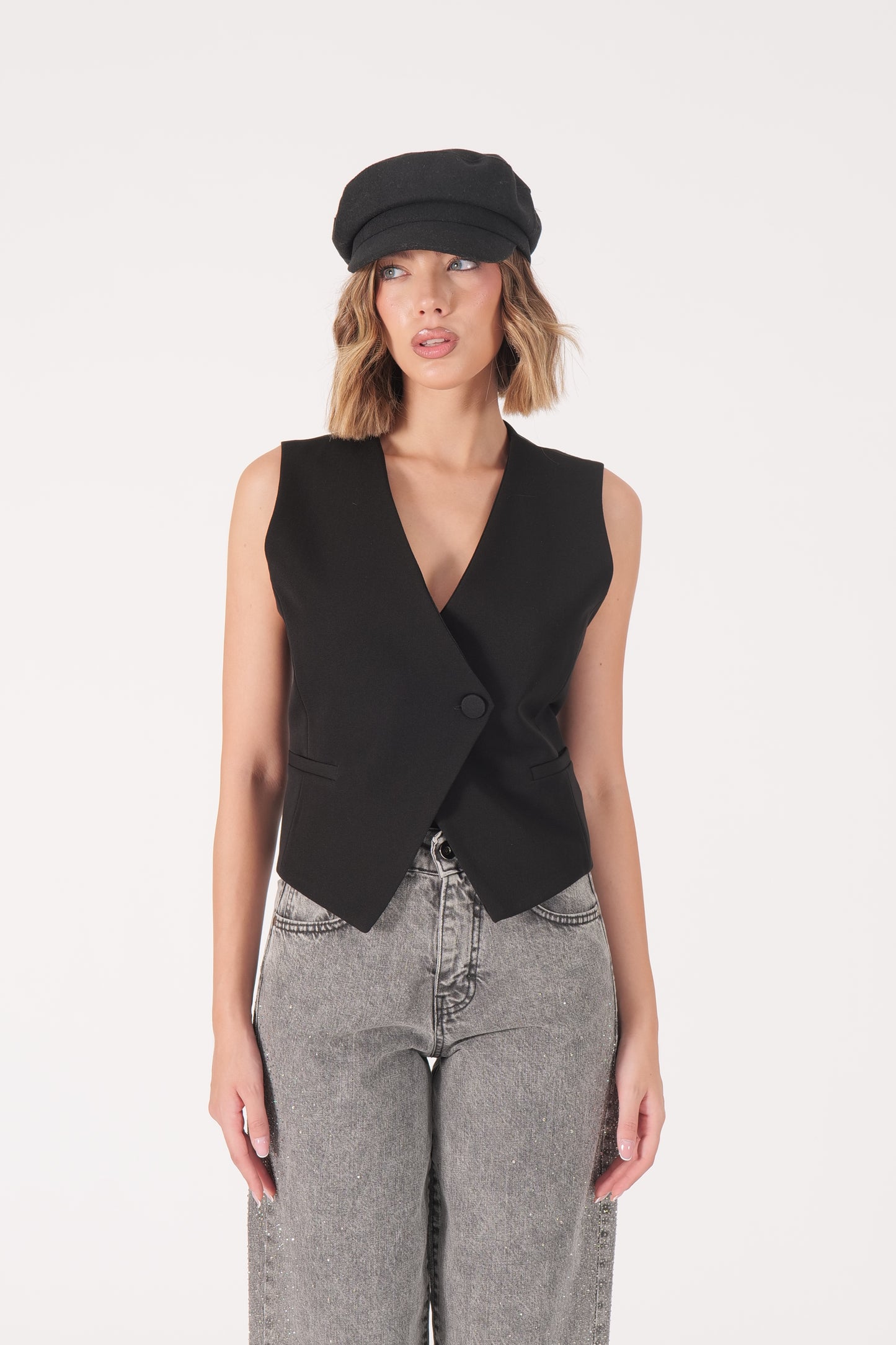 Gilet monopetto