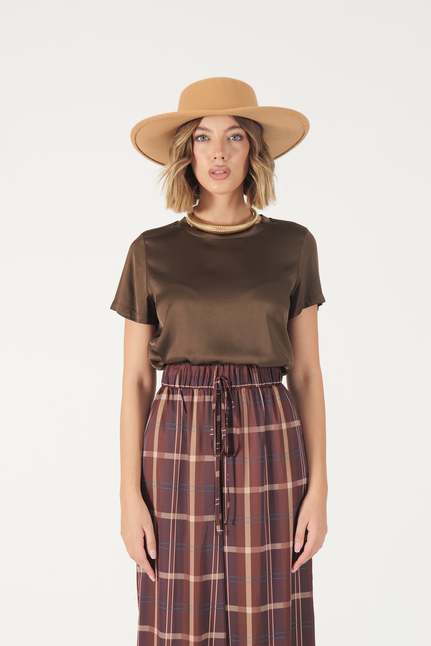T-shirt in raso