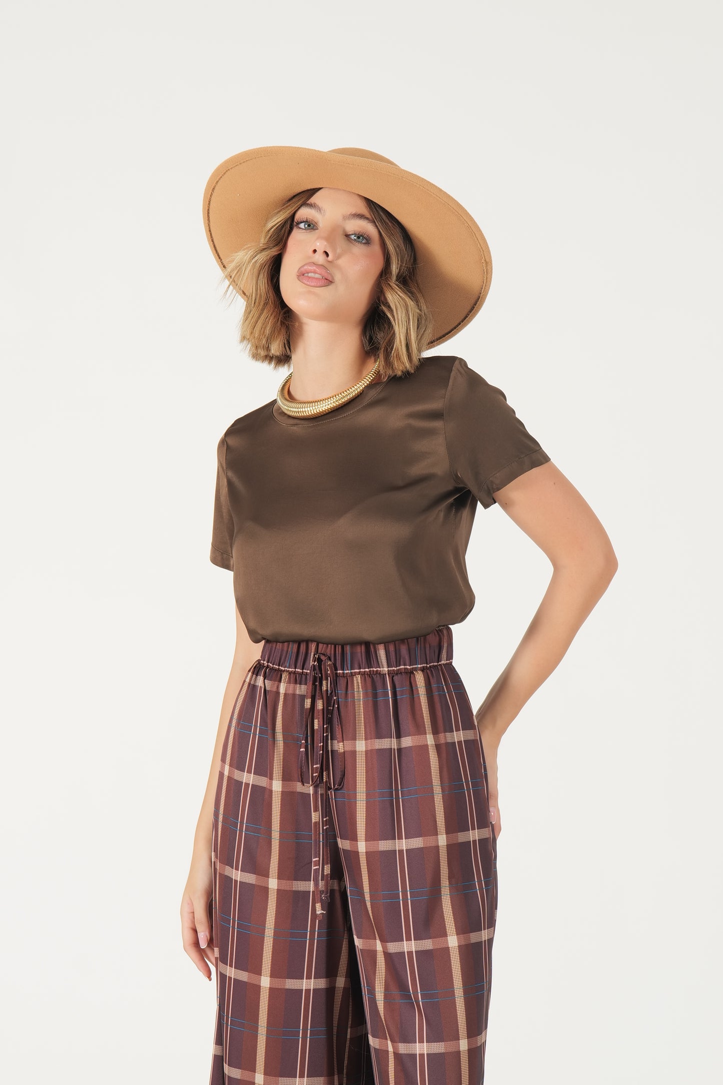 T-shirt in raso