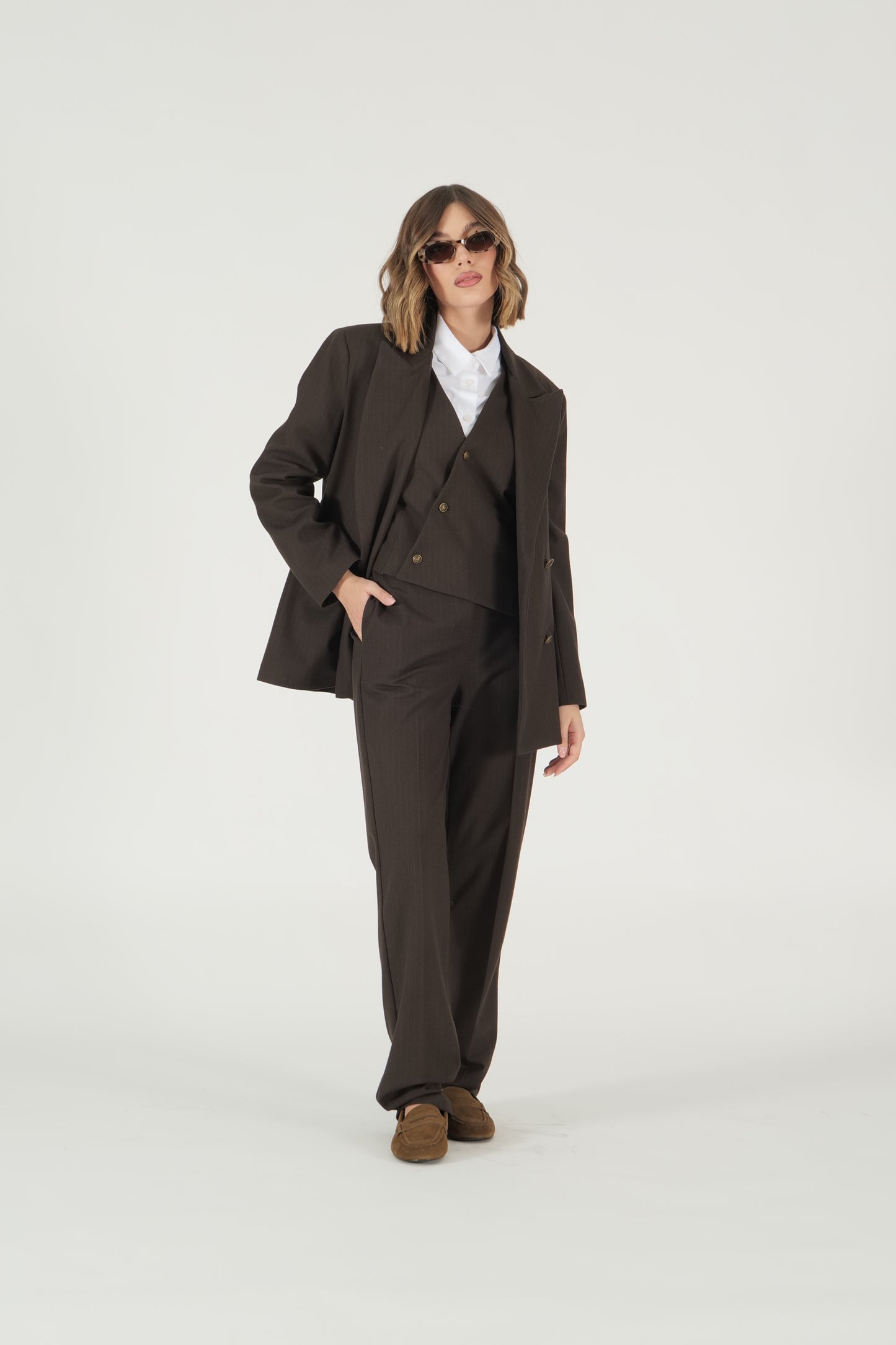 Pantalone gessato