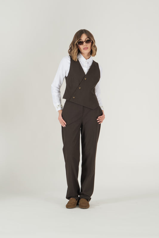Pantalone gessato
