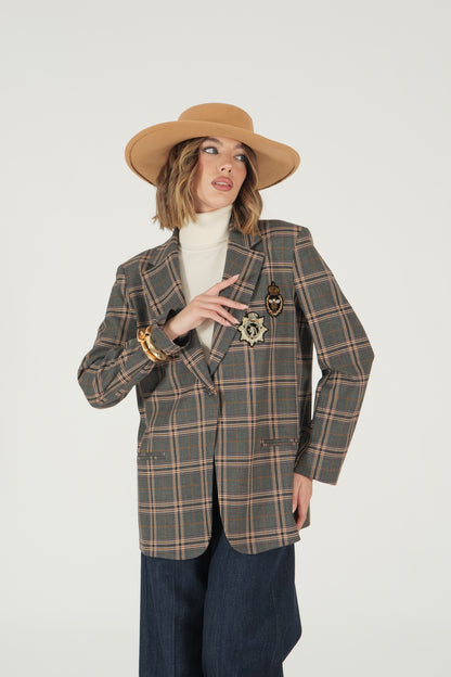 Blazer con patch