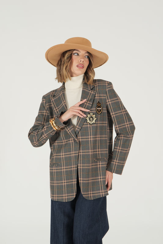 Blazer con patch