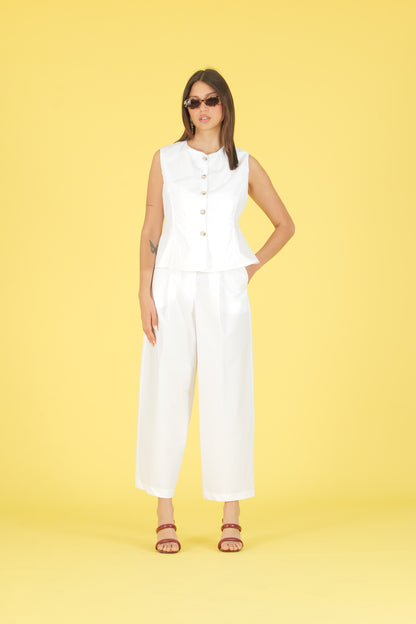 Pantaloni in popeline