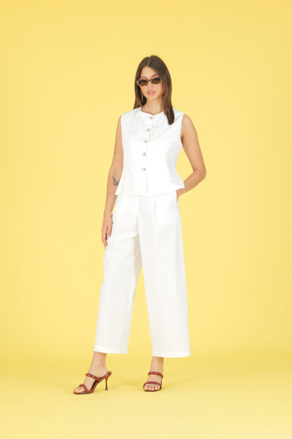 Pantaloni in popeline