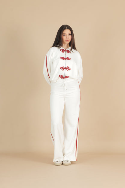 Pantalone tuta con banda