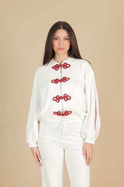 Pantalone tuta con banda