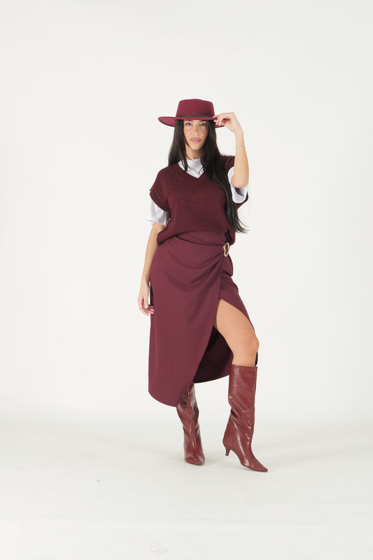 Gonna con nodo gioiello