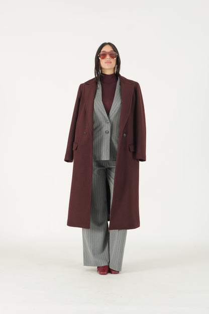 Cappotto lungo doppiopetto