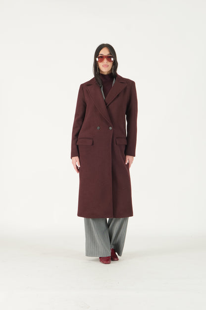 Cappotto lungo doppiopetto