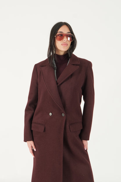 Cappotto lungo doppiopetto