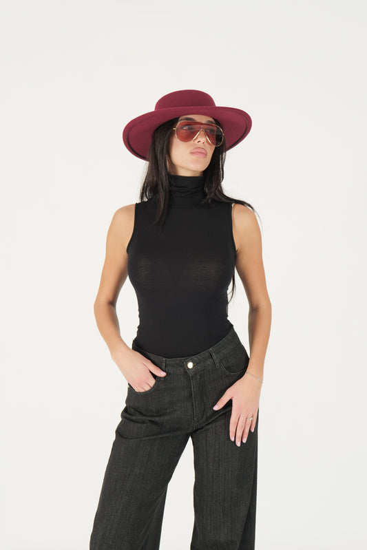 Body giromanica a collo alto