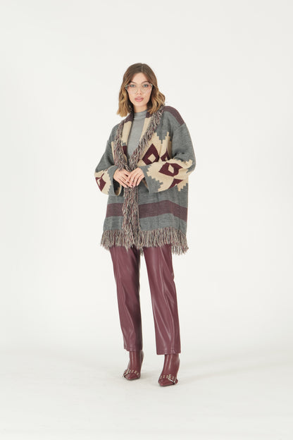 Cardigan jacquard