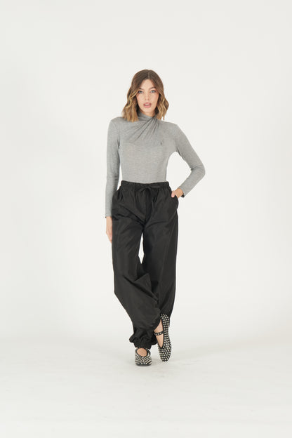 Pantaloni a palloncino drappeggiati