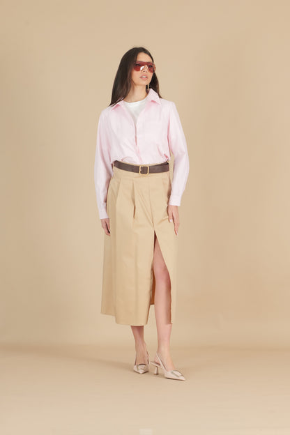 Camicia a righe con taschino
