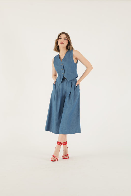Bermuda in denim