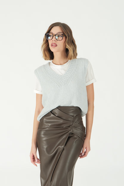 Gilet scollo a V