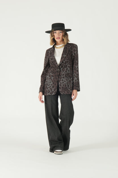 Blazer animalier