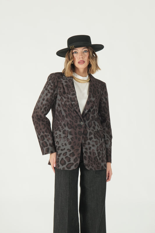 Blazer animalier