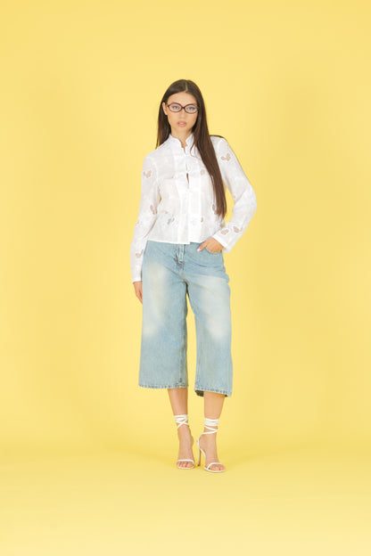 Camicia con alamari