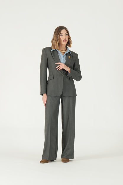 Pantalone gessato