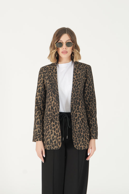Blazer animalier