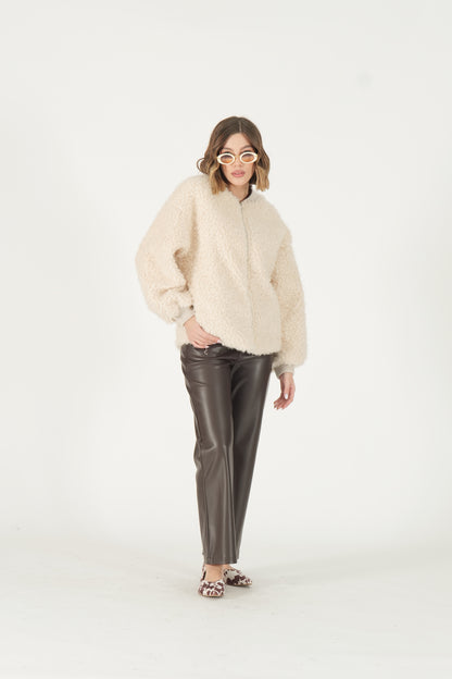 Bomber effetto teddy