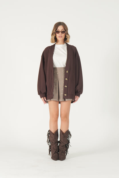 Cardigan over