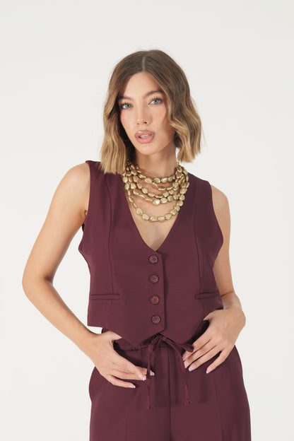 Tailleur gilet e pantalone
