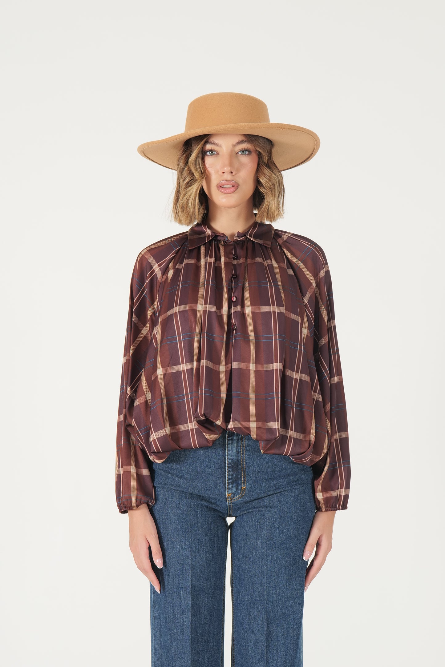 Camicia fantasia a palloncino