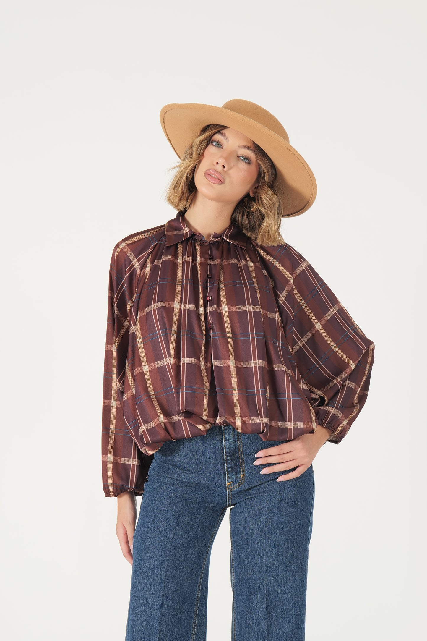 Camicia fantasia a palloncino