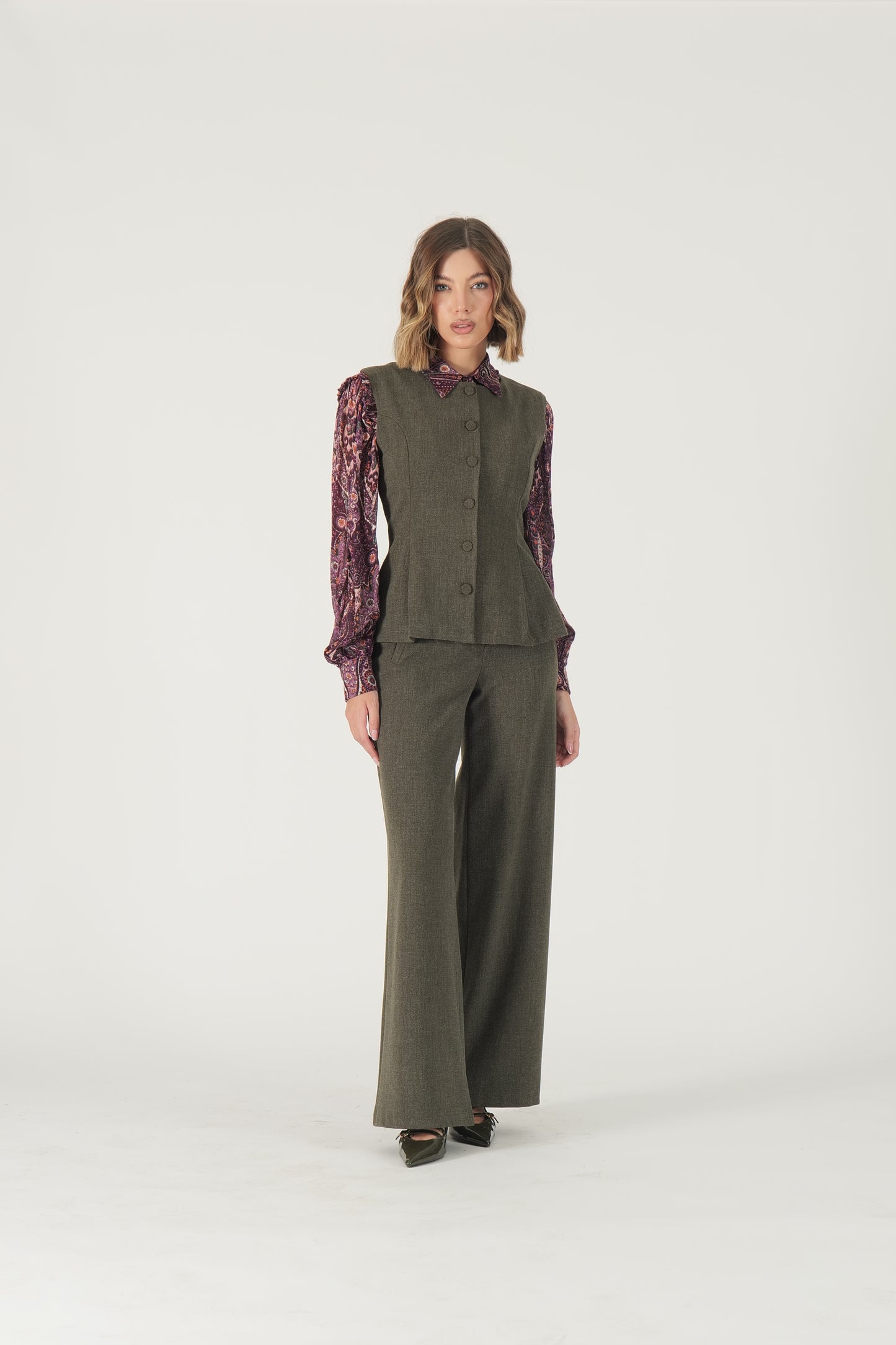 Pantalone palazzo vita alta